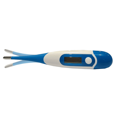 Digital thermometer with flexible tip