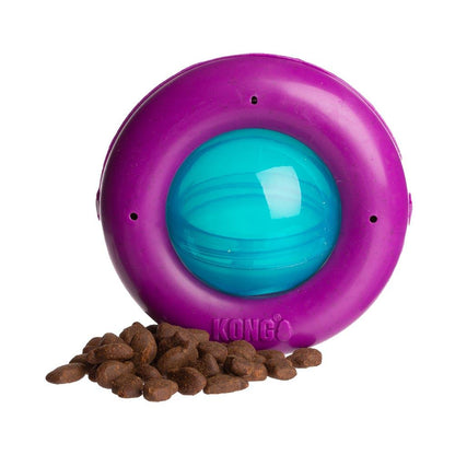KONG Infused Cat Gyro treat dispenser toy
