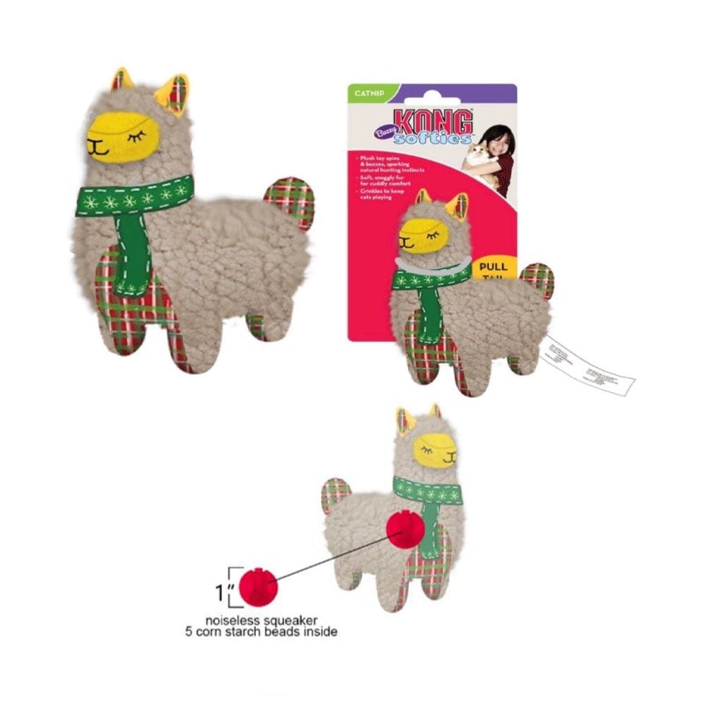 KONG Holiday Softies Scrattles Llama