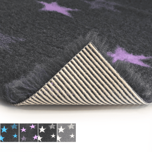 ProFleece non-slip vet bedding with star print